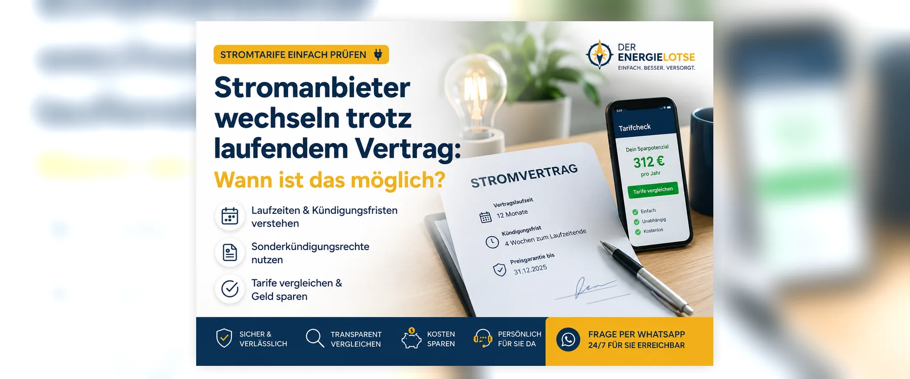 Stromanbieter wechseln trotz laufendem Vertrag: Wann ist das möglich?