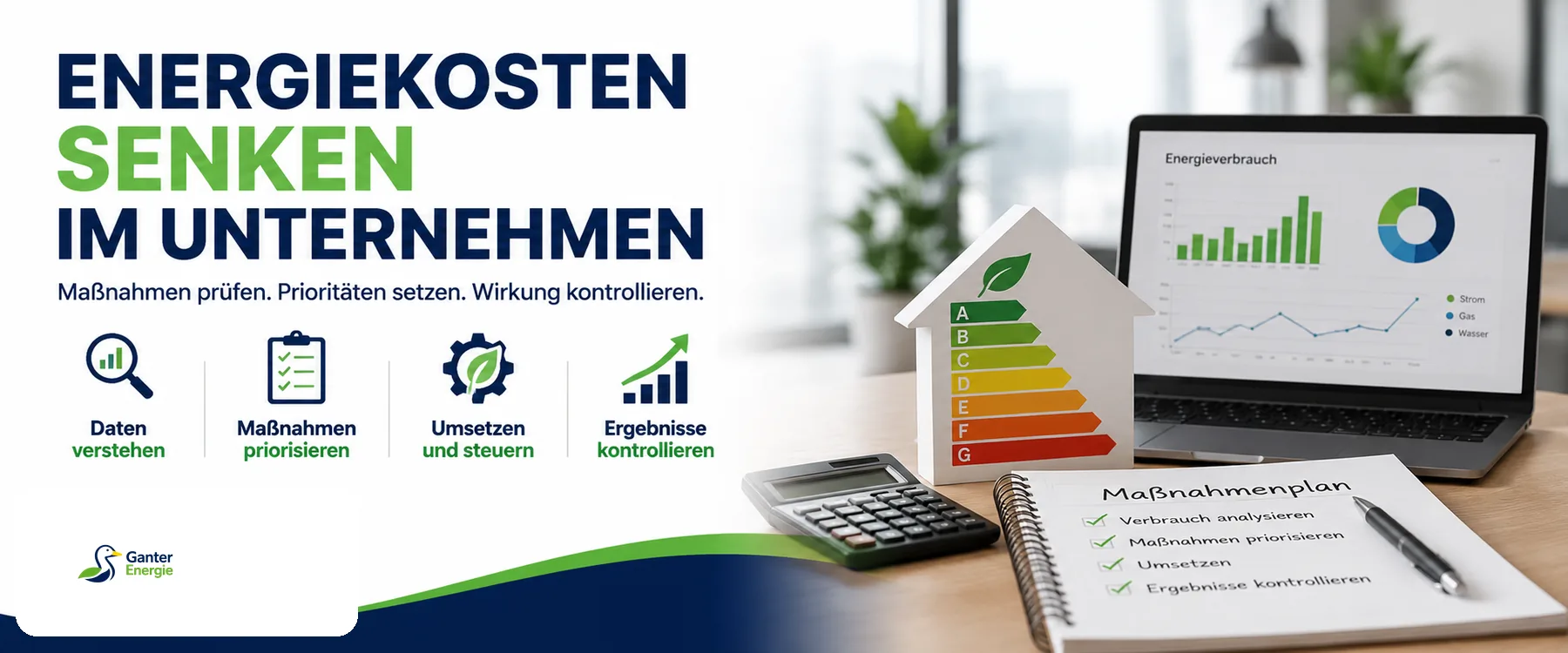 Energiekosten senken: Unternehmen und Gewerbe mit klarem Maßnahmenplan