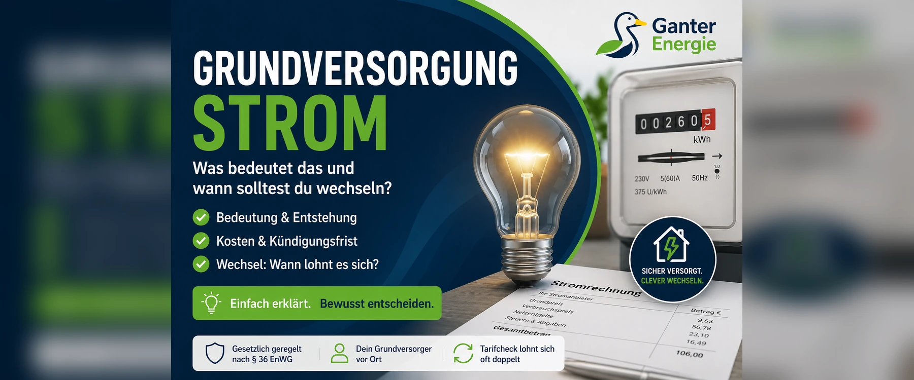 Grundversorgung Strom: Was bedeutet das und wann solltest du wechseln?