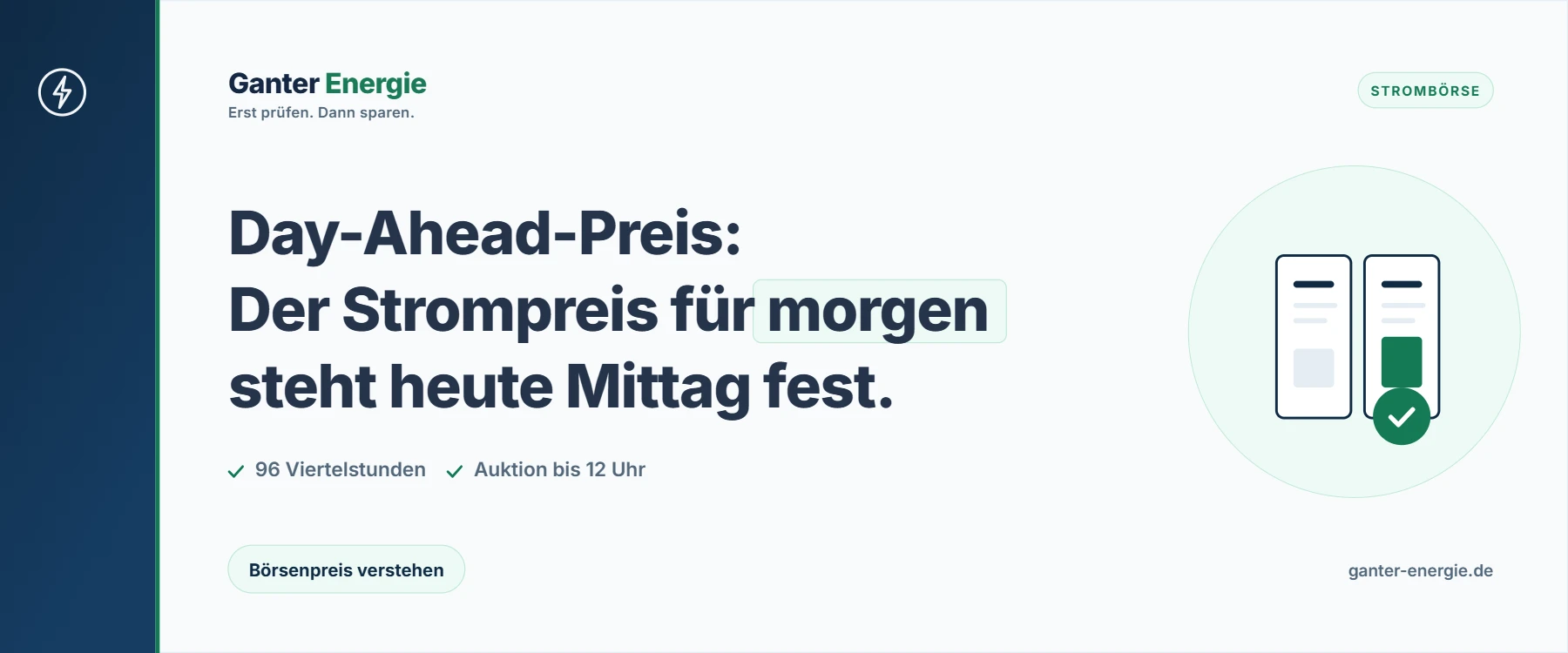Day-Ahead-Strompreis: So entsteht der Strompreis an der Börse für morgen