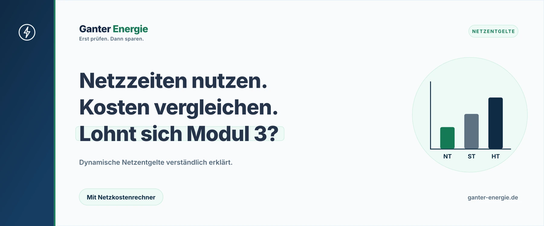 Dynamische Netzentgelte: Lohnt sich Modul 3 für deinen Haushalt?