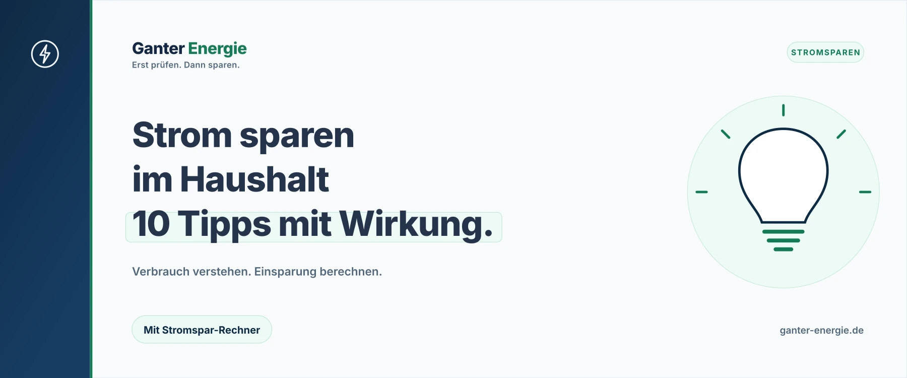 Strom sparen im Haushalt: 10 Tipps mit echtem Effekt