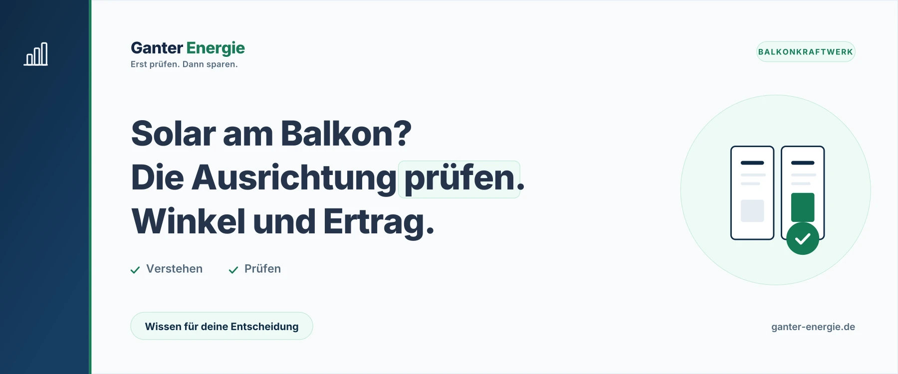 Balkonkraftwerk Ausrichtung: Himmelsrichtung, Winkel und was wirklich zählt