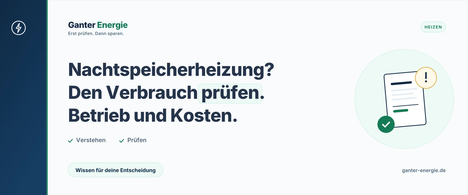 Nachtspeicherheizung: Verbrauch, Kosten und Rechtslage 2026