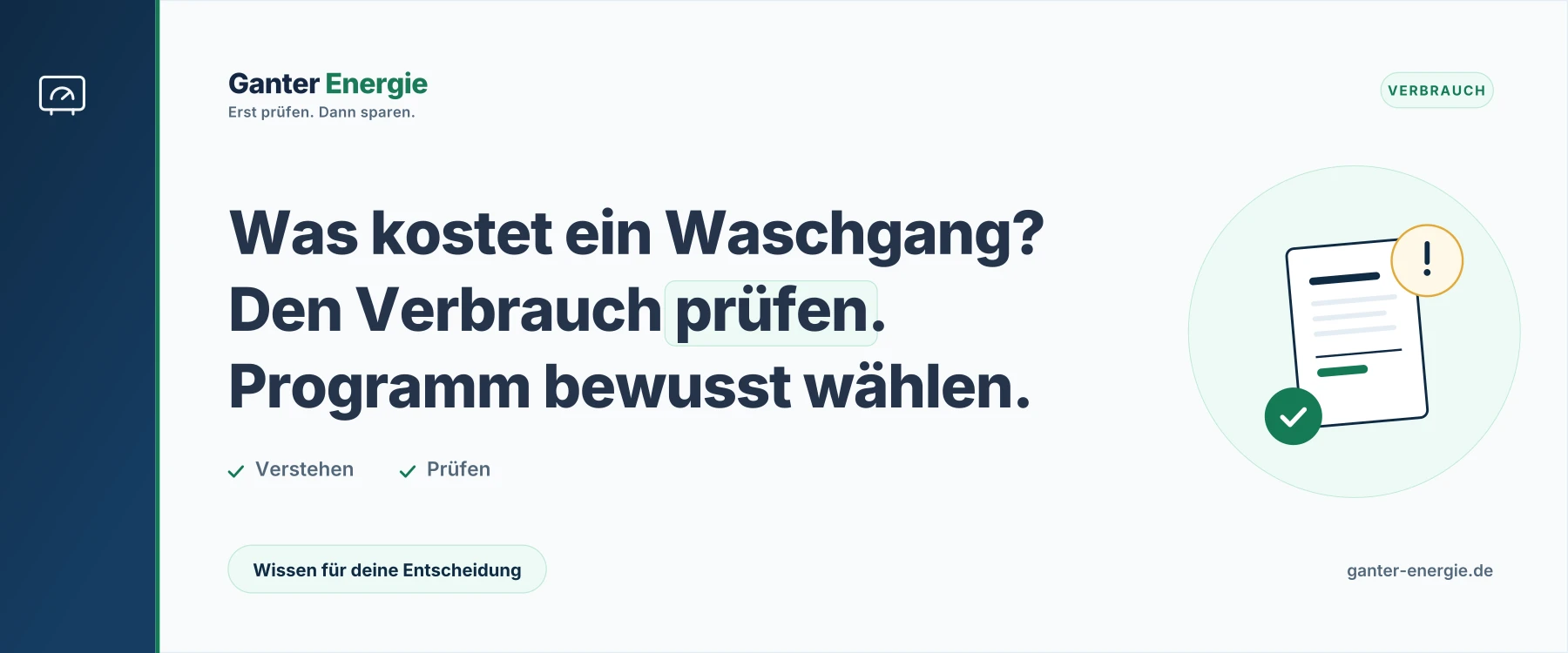 Stromverbrauch Waschmaschine: Kosten je Waschgang und Spartipps