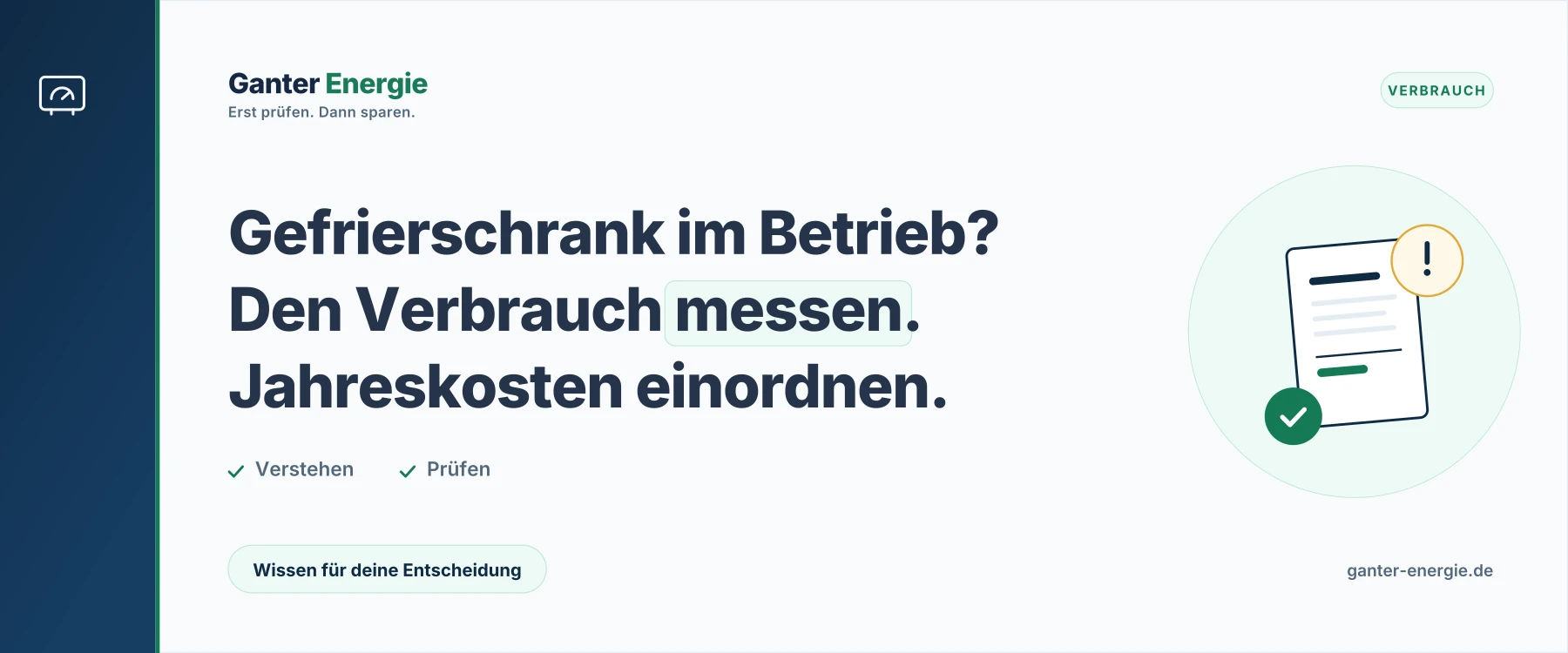 Stromverbrauch Gefrierschrank: Messen, einordnen und senken