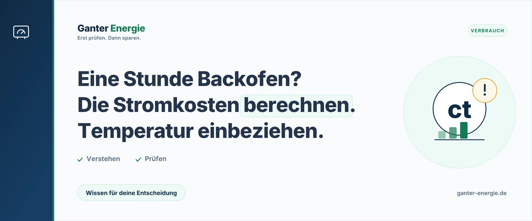 Stromverbrauch Backofen: Was kostet eine Stunde wirklich?
