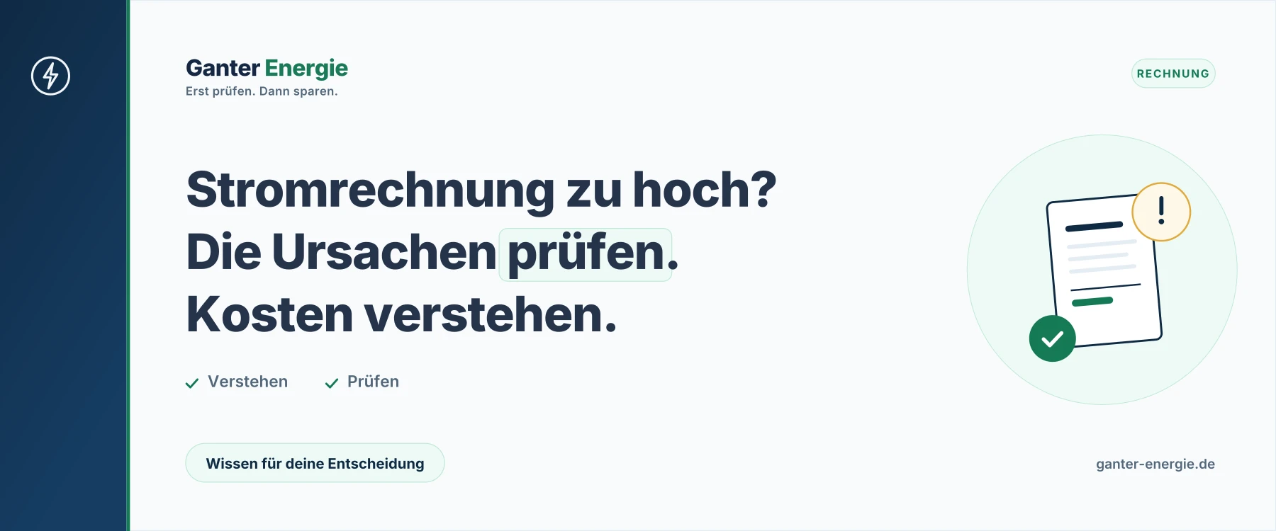 Stromrechnung zu hoch? So findest du die Ursache