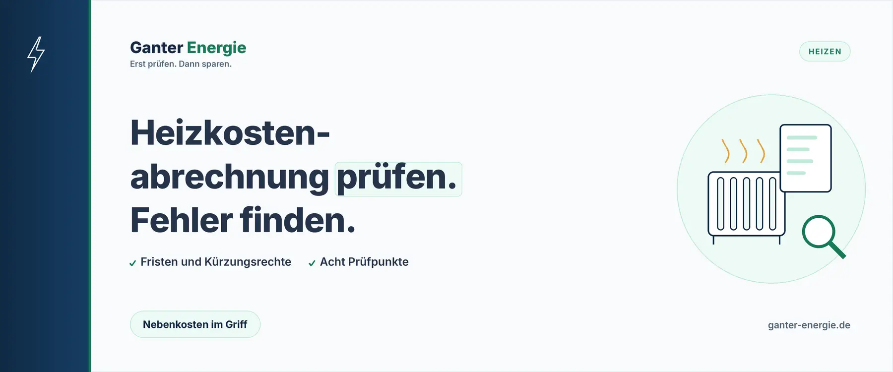 Heizkostenabrechnung prüfen: Fehler finden und richtig reagieren