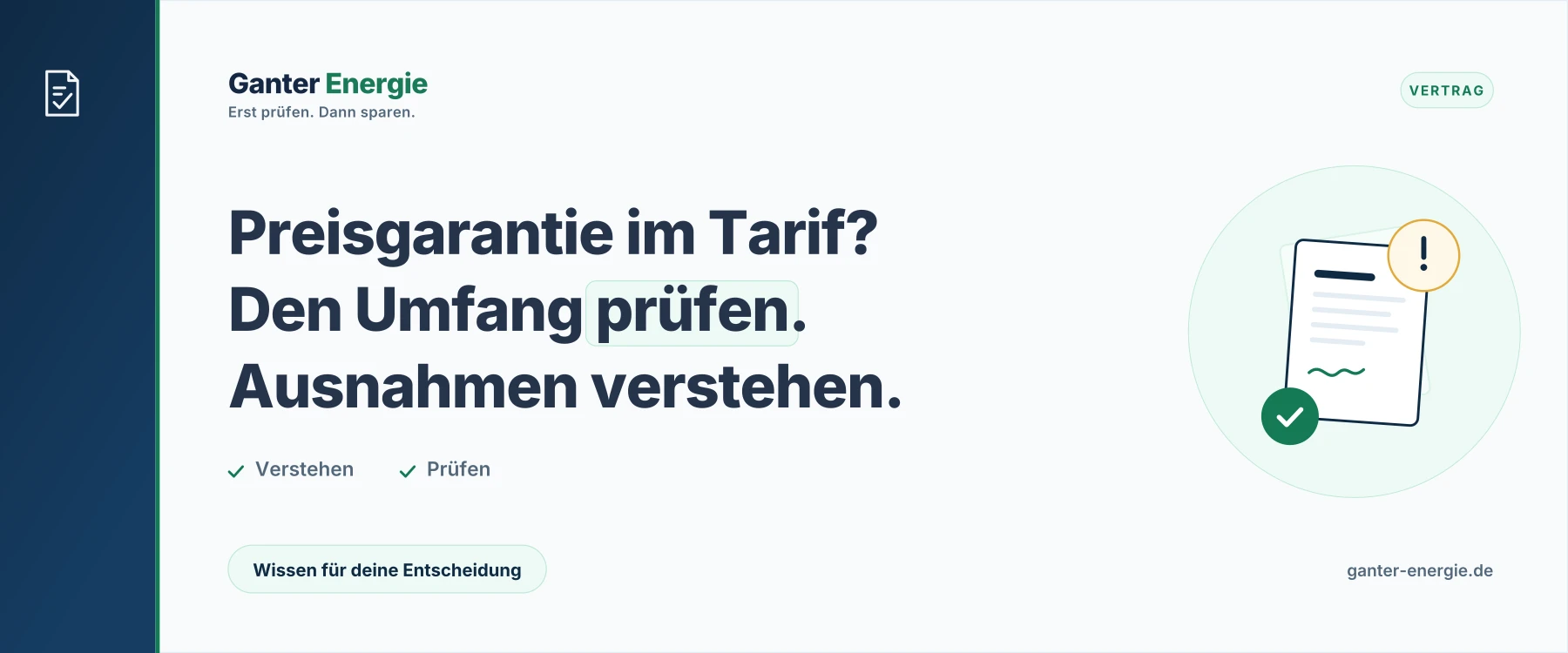 Preisgarantie Strom: Was ist garantiert und was nicht?