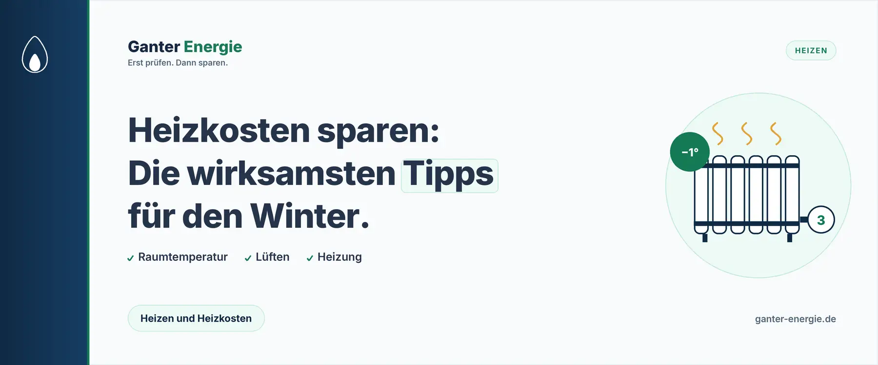 Heizkosten sparen: Die wirksamsten Tipps für Wohnung und Haus