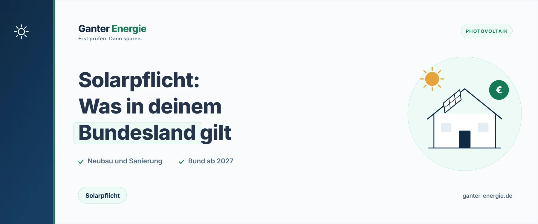 Solarpflicht in Deutschland: Welche Photovoltaik-Pflicht in deinem Bundesland gilt