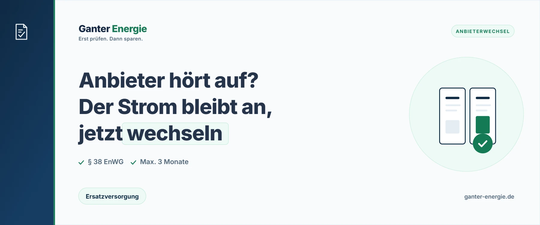 Stromanbieter stellt Belieferung ein: Was du jetzt tun musst
