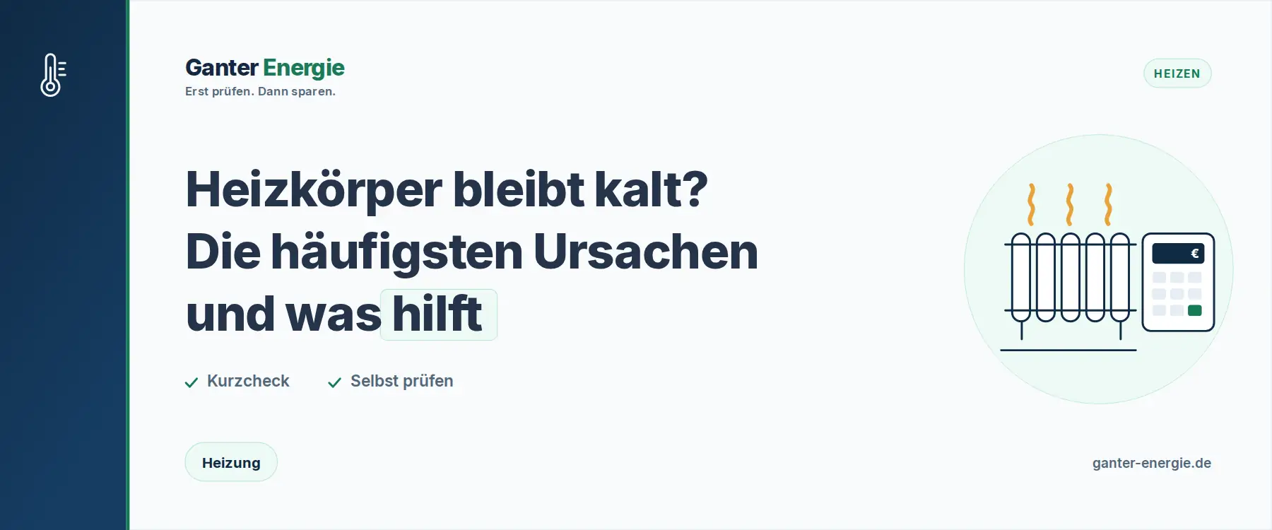 Heizkörper wird nicht warm: Ursachen und was du selbst tun kannst