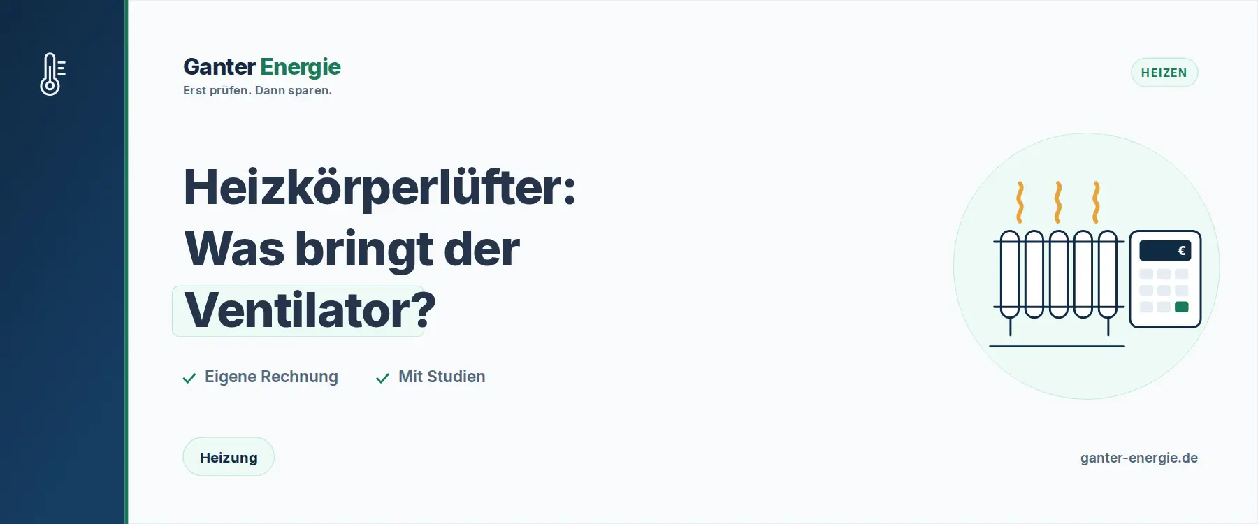 Heizkörperlüfter: Was ein Heizkörper-Ventilator bringt und welcher passt