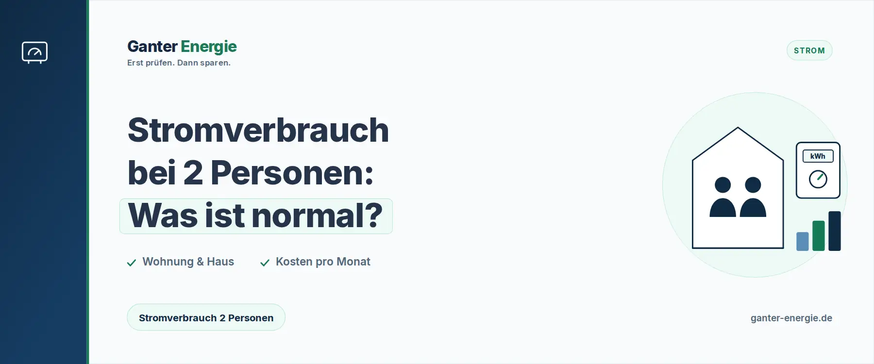 Stromverbrauch 2 Personen: Durchschnitt in kWh, Kosten und was normal ist