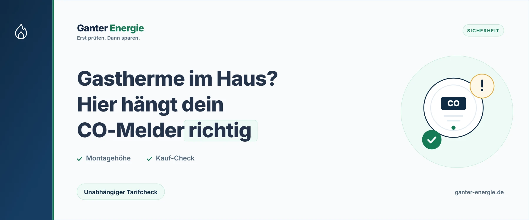 Kohlenmonoxid-Melder: Wo du einen CO-Melder anbringst und worauf du beim Kauf achtest